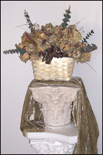 Dried Hydrangea Floral Centerpiece